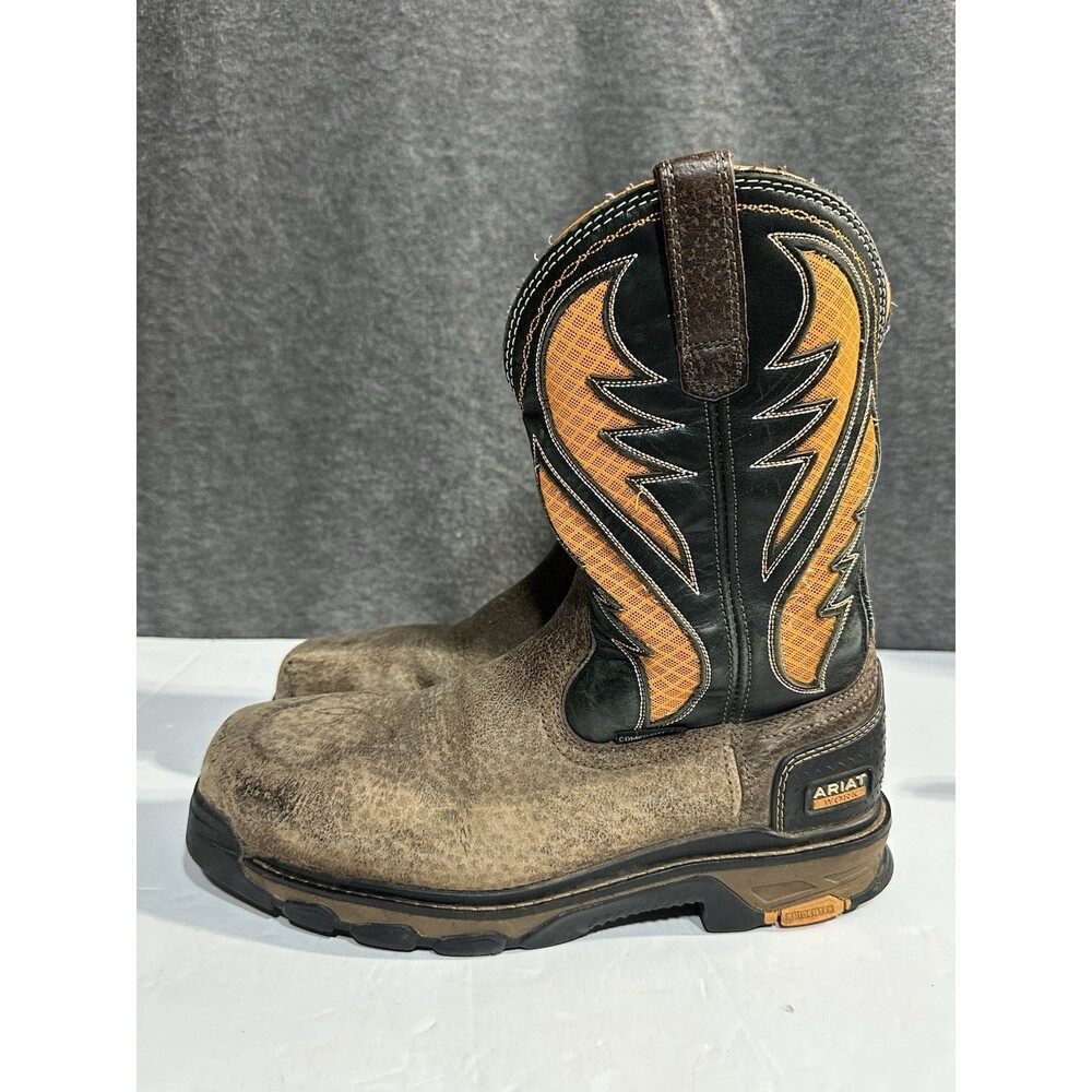 Ariat Intrepid VentTEK Composite Toe Work Boot Men’s Size 10.5 D - Brown/Orange
